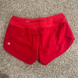 lululemon athletica Women's Red Shorts